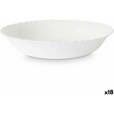 Vivalto Salātu Trauks Balts Stikls 27,5 x 5,5 x 27,5 cm (18 gb.)
