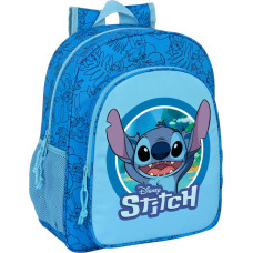 Stitch Skolas soma Stitch Zils 32 X 38 X 12 cm