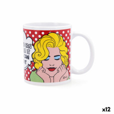 Quid Чашка Quid Pin Up Komikss Daudzkrāsains Keramika 330 ml (12 gb.)