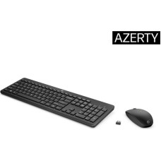HP Клавиатура и мышь HP 3L1F0AA Azerty французский Белый Чёрный