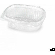 Algon Контейнер для сохранения пищевых продуктов Algon Многоразовая 250 ml Прозрачный Овальный 14 x 11 x 4,5 cm (12 штук)