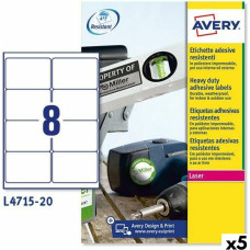Avery Этикетки для принтера Avery L4515 Белый 20 Листья 99,1 x 67,7 mm (5 штук)