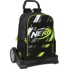 Nerf Skolas mugursoma ar riteņiem Nerf Get ready Melns 31 x 44 x 17 cm