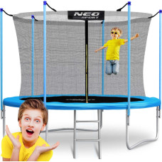 Neo-Sport Trampolina ogrodowa 10ft/312cm z siatką wewnętrzną i drabinką Neo-Sport