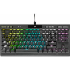 Corsair Bluetooth Tastatūra ar Planšetes Balstu Corsair K70 RGB TKL Melns Francūzis AZERTY