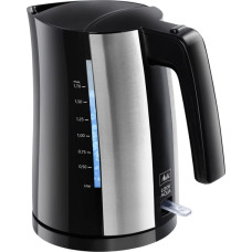 Melitta Ūdens Vārītājs un Elektriskā Tējkanna Melitta LOOK AQUA II BLACK EU Melns/Sudrabains Nerūsējošais tērauds 2400 W 1,7 L