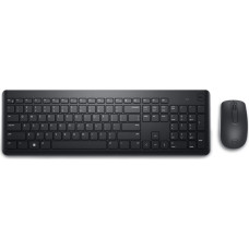 Dell Клавиатура и мышь Dell KM3322W Qwerty US Чёрный QWERTY