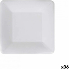 Algon Plāksņu komplekts Algon Vienreizējas lietošanas Balts Kartons 18 cm (36 Vienības)