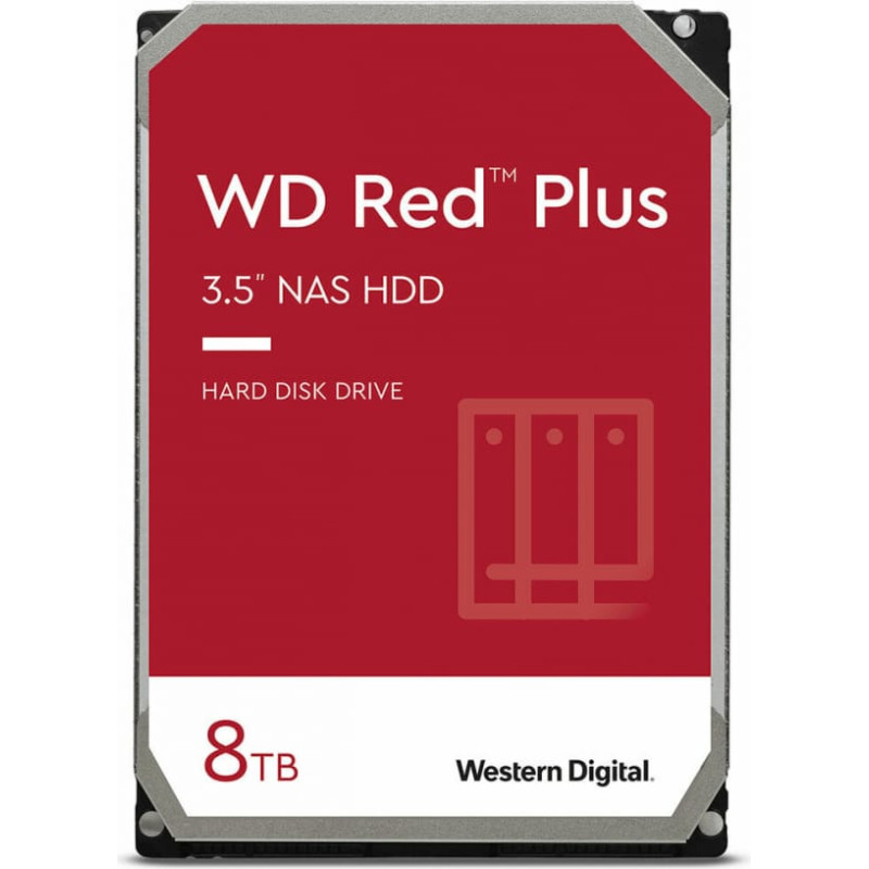 Western Digital Cietais Disks Western Digital Red Plus 3,5