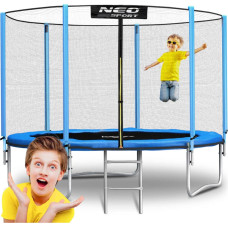 Neo-Sport Trampolina ogrodowa 10ft/312cm z siatką zewnętrzną i drabinką Neo-Sport