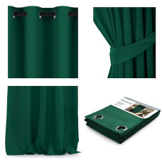 CURT/AH/BLACKOUT/EYELETS/D.GREEN/140X270/1PC