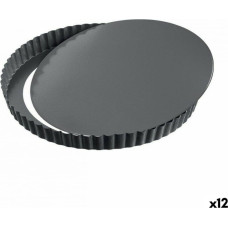 Quttin Съемная форма Quttin Чёрный Углеродистая сталь 32 x 2,8 cm (12 штук)