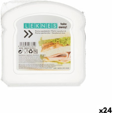 Leknes Контейнер для бутерброда Прозрачный Пластик 12 x 4 x 12 cm (24 штук)