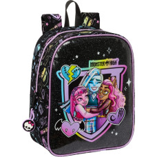 Monster High Bērnu soma Monster High Melns 22 x 27 x 10 cm