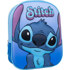 Stitch 3D skolas soma Stitch Zils 25 x 31 x 10 cm