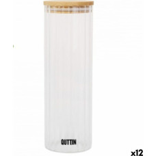 Quttin Caurspīdīga Stikla Burka Quttin    9 x 27 cm 1,4 L (12 gb.)
