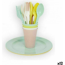 DEM Набор посуды Dem 20 Предметы Разноцветный Пикник (12 штук)
