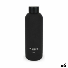 Thermosport Termālo Pudeli ThermoSport Soft Touch Melns 500 ml (6 gb.)