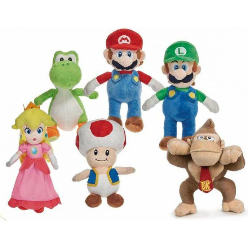 Super Mario Pūkaina Rotaļlieta Super Mario 22 cm