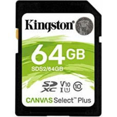 Kingston SD Atmiņas Karte Kingston SDS2/64GB 64 GB