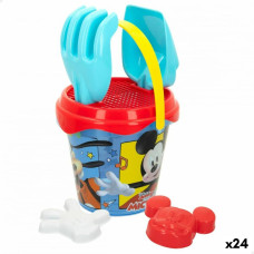 Mickey Mouse Набор пляжных игрушек Mickey Mouse Ø 14 cm Пластик (24 штук)