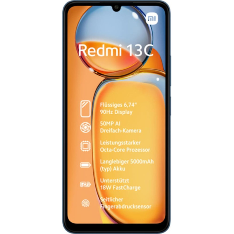 Xiaomi Viedtālruņi Xiaomi ARM Cortex-A55 MediaTek Helio G85 4 GB RAM 128 GB 128 GB SSD Zils Melns