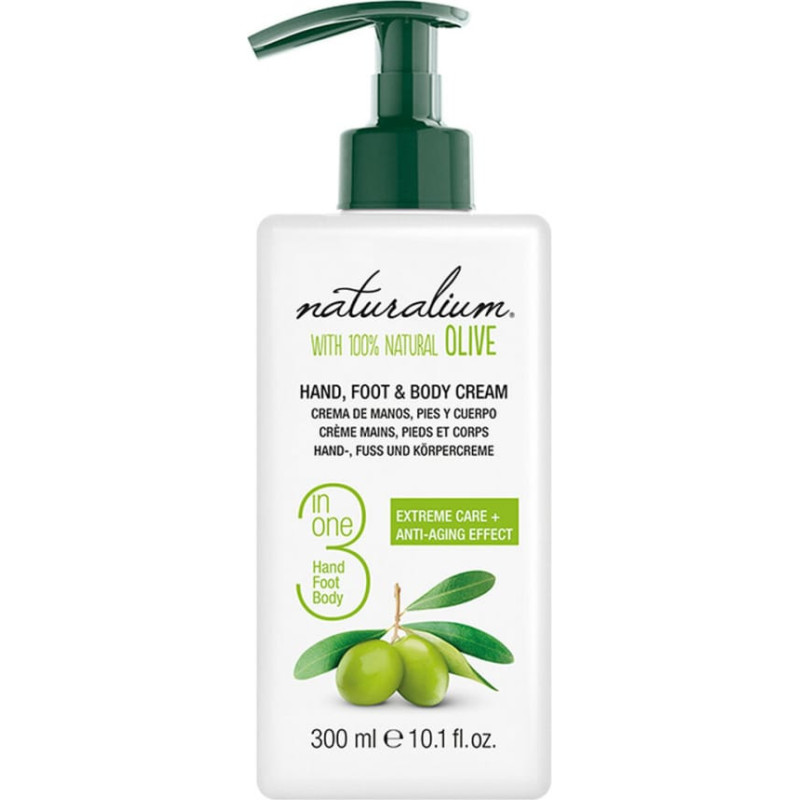 Naturalium Olīvu Ķermeņa Krēms Oliva 100% Naturalium 300 ml