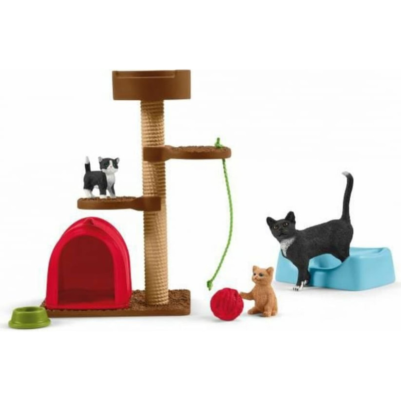 Schleich Playset Schleich Playtime for cute cats Kaķu Plastmasa