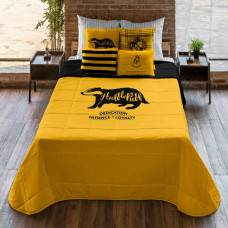 Harry Potter Virsdrēbes Harry Potter Hufflepuff Daudzkrāsains 250 g/m² 190 x 270 cm 190 x 4 x 270 cm Gulta 90