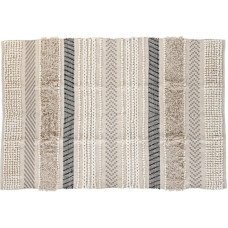 Dkd Home Decor Paklājs DKD Home Decor 180 x 120 x 1 cm Melns Bēšs Kokvilna Boho