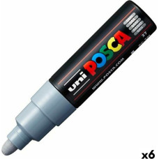 Posca Marķieris POSCA PC-7M Pelēks (6 gb.)