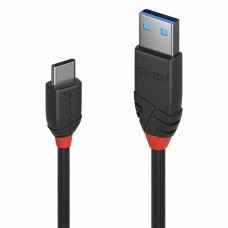 Lindy USB A uz USB C Kabelis LINDY 36917 1,5 m Melns