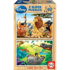 Educa Puzle un domino komplekts Educa DISNEY 100 Daudzums (2x50 cm)