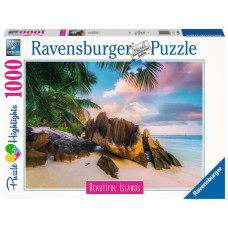 Ravensburger Puzle un domino komplekts Ravensburger 169078 Seychelles 1000 Daudzums