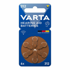 Varta Akustiskās ierīces baterija Varta Hearing Aid 312 PR41 6 gb.