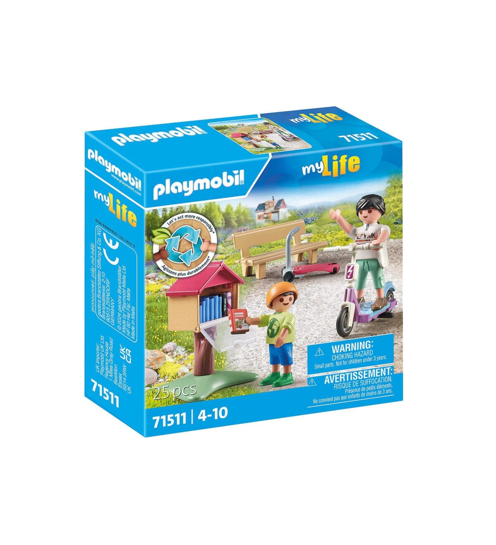 Playmobil Playset Playmobil Color Motocikls 25 Daudzums