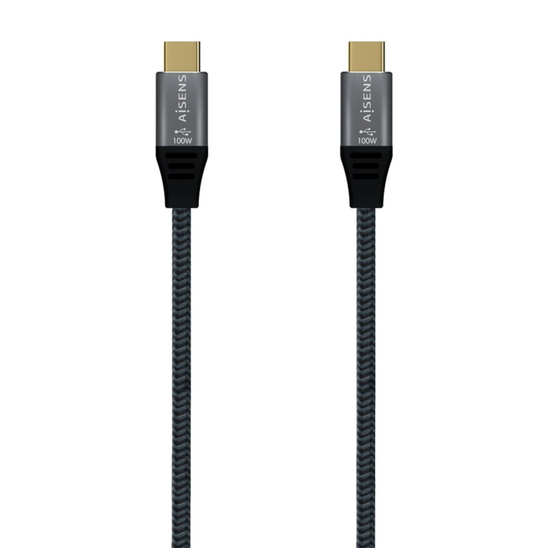 Aisens USB-C Kabelis Aisens A107-0672 1,5 m Pelēks