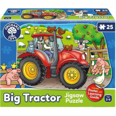 Orchard Puzle un domino komplekts Orchard Big Tractor (FR)