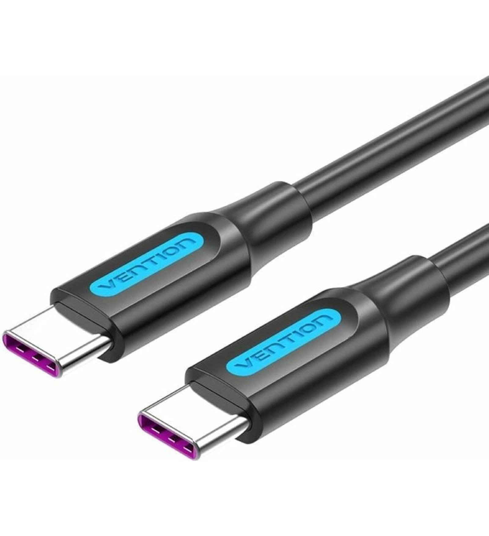 Vention USB-C - USB-C kaapeli Vention COTBG Melns 1,5 m