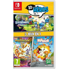 Microids Videospēle priekš Switch Microids 3 in 1: Marsupilami + Les Sisters + The Smurfs: Village Party (FR)