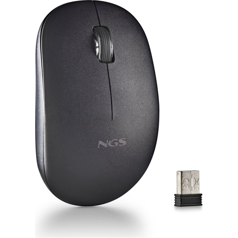 NGS Bezvadu Pele NGS SILENT MOUSE Melns (1 gb.)