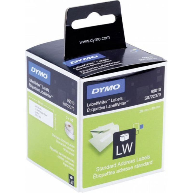 Dymo Printera birkas Dymo S0722370 89x28 mm Balts