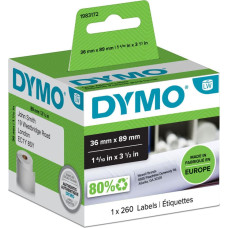 Dymo Этикетки для принтера Dymo 1983172 Белый Черный/Белый