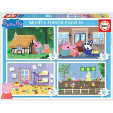 Educa Puzle un domino komplekts Educa Peppa Pig