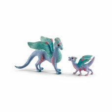 Schleich Rotaļu figūras Schleich Flower dragon with its little one