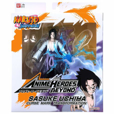 Naruto Rotaļu figūras Naruto Shippuden Bandai Anime Heroes Beyond: Sasuke Uchiha 17 cm