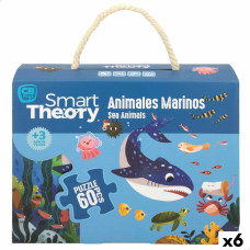 Colorbaby Puzle Bērniem Colorbaby Sea Animals 60 Daudzums 60 x 44 cm (6 gb.)