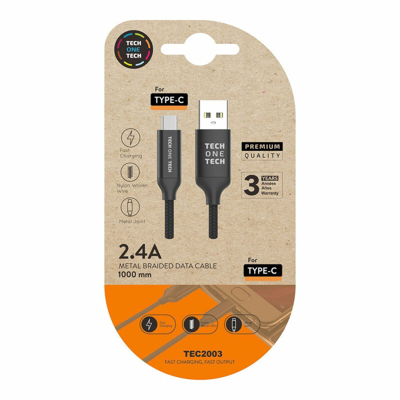 Tech One Tech USB-C Cable to USB Tech One Tech 1 m