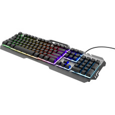 Trust Spēļu Klaviatūra Trust GXT 853 ESCA Spāņu Qwerty LED RGB