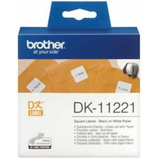 Brother Этикетки для принтера Brother DK-11221 Белый Черный/Белый